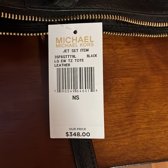 Michael Kors Large Leather Tote Bag - Picture 5 of 6